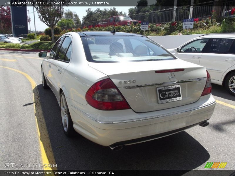 Arctic White / Cashmere 2009 Mercedes-Benz E 350 Sedan