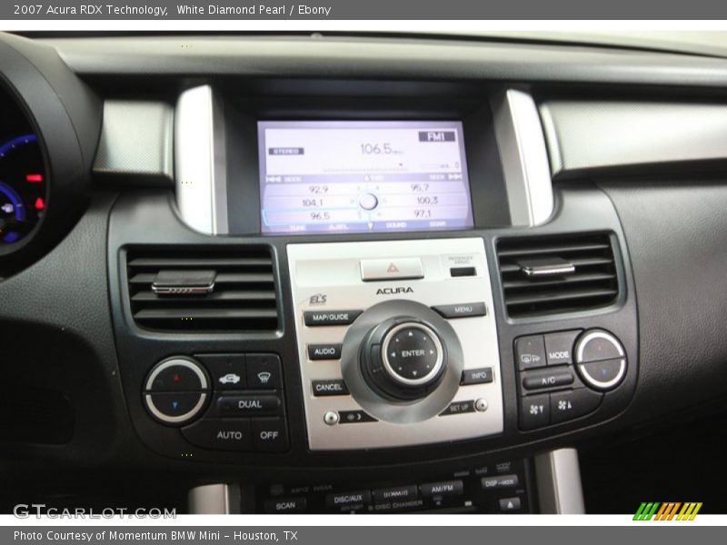 White Diamond Pearl / Ebony 2007 Acura RDX Technology