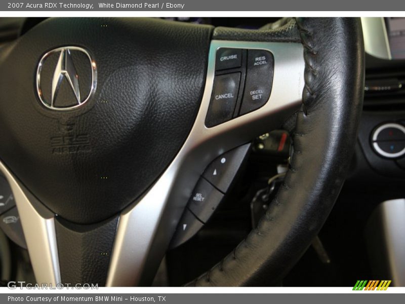 White Diamond Pearl / Ebony 2007 Acura RDX Technology