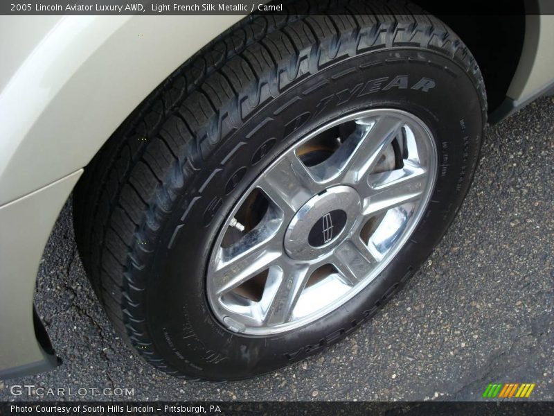 Light French Silk Metallic / Camel 2005 Lincoln Aviator Luxury AWD
