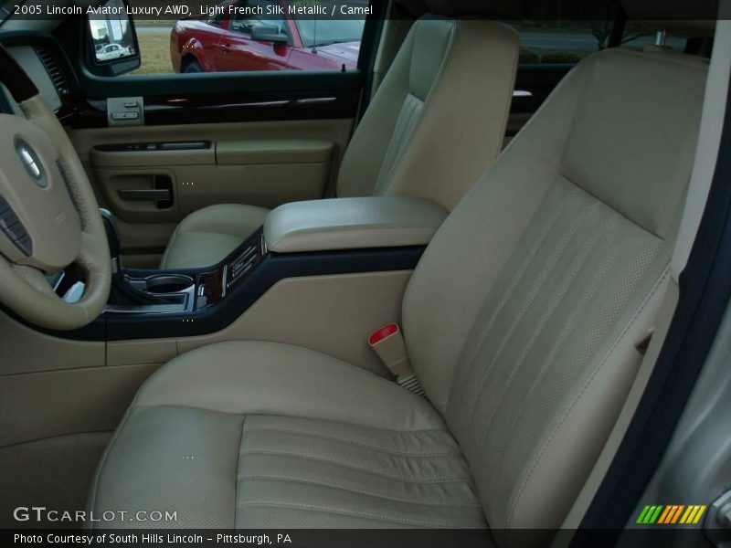 Light French Silk Metallic / Camel 2005 Lincoln Aviator Luxury AWD