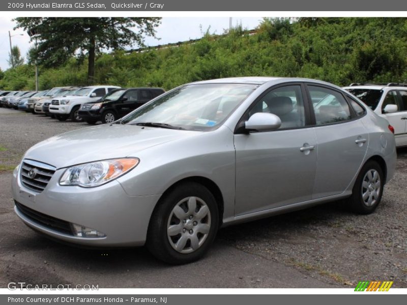 Quicksilver / Gray 2009 Hyundai Elantra GLS Sedan