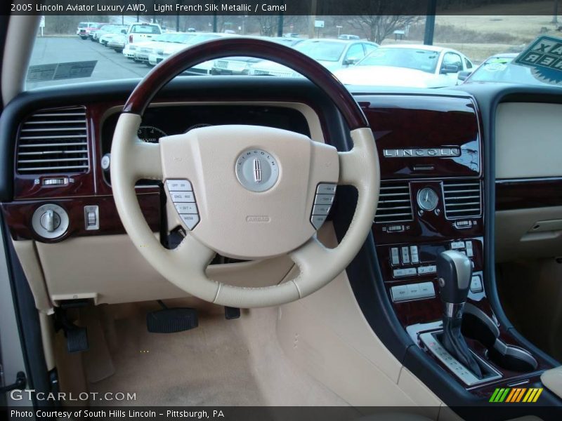 Light French Silk Metallic / Camel 2005 Lincoln Aviator Luxury AWD