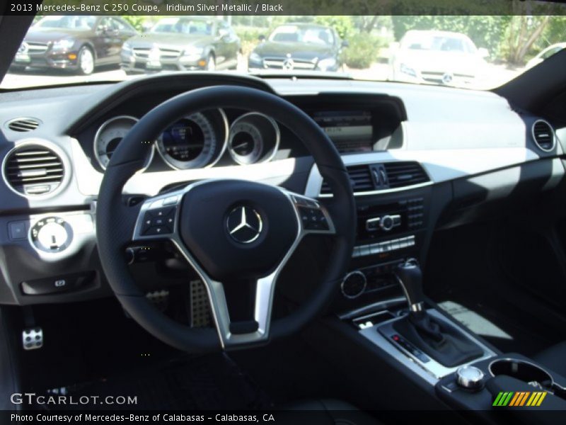 Iridium Silver Metallic / Black 2013 Mercedes-Benz C 250 Coupe