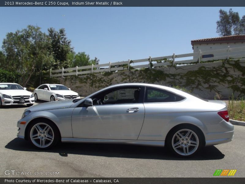 Iridium Silver Metallic / Black 2013 Mercedes-Benz C 250 Coupe