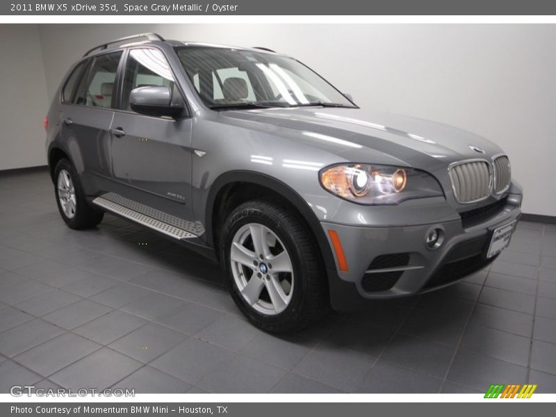 Space Gray Metallic / Oyster 2011 BMW X5 xDrive 35d