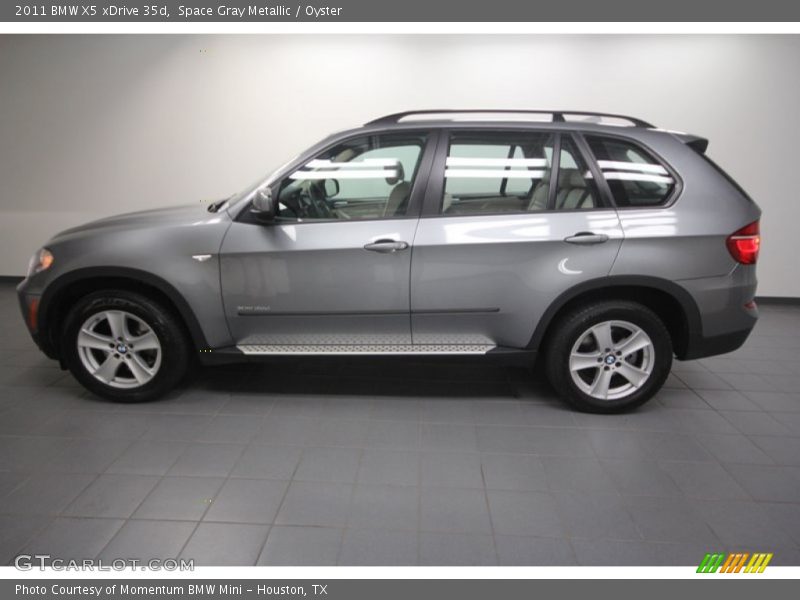 Space Gray Metallic / Oyster 2011 BMW X5 xDrive 35d