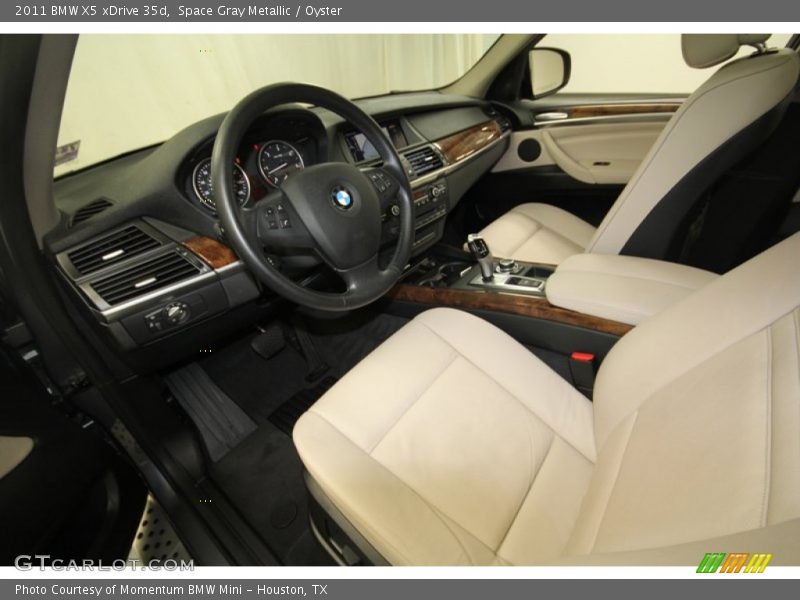 Space Gray Metallic / Oyster 2011 BMW X5 xDrive 35d