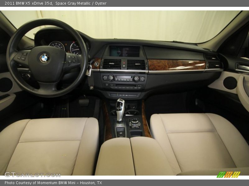 Space Gray Metallic / Oyster 2011 BMW X5 xDrive 35d