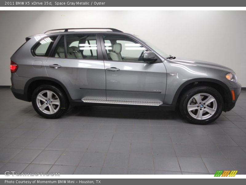 Space Gray Metallic / Oyster 2011 BMW X5 xDrive 35d
