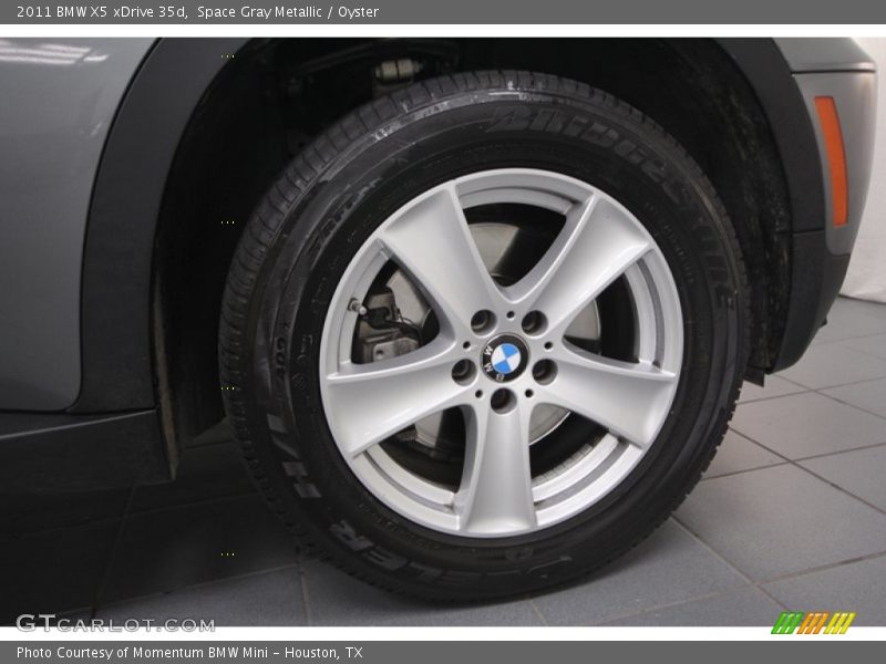 Space Gray Metallic / Oyster 2011 BMW X5 xDrive 35d