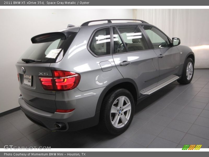 Space Gray Metallic / Oyster 2011 BMW X5 xDrive 35d