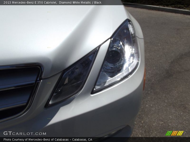 Diamond White Metallic / Black 2013 Mercedes-Benz E 350 Cabriolet