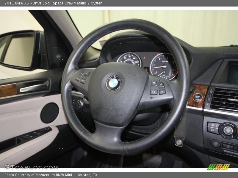 Space Gray Metallic / Oyster 2011 BMW X5 xDrive 35d