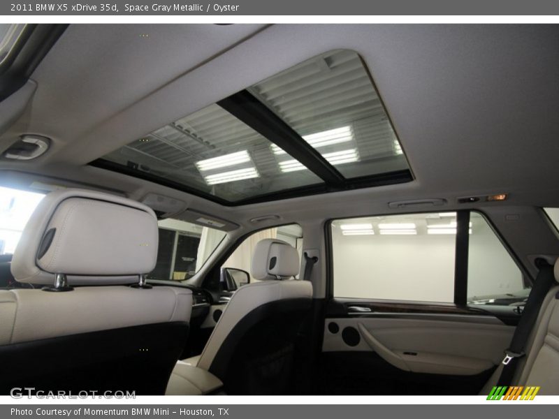 Space Gray Metallic / Oyster 2011 BMW X5 xDrive 35d