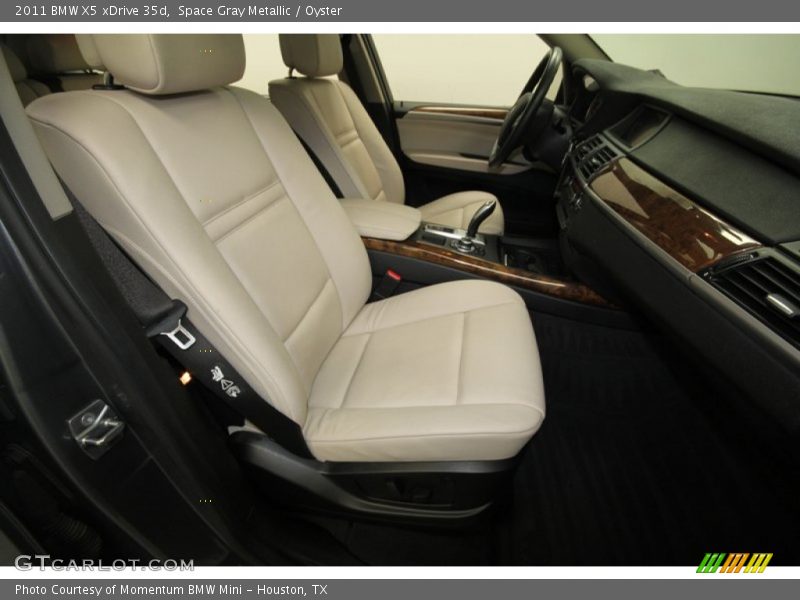 Space Gray Metallic / Oyster 2011 BMW X5 xDrive 35d