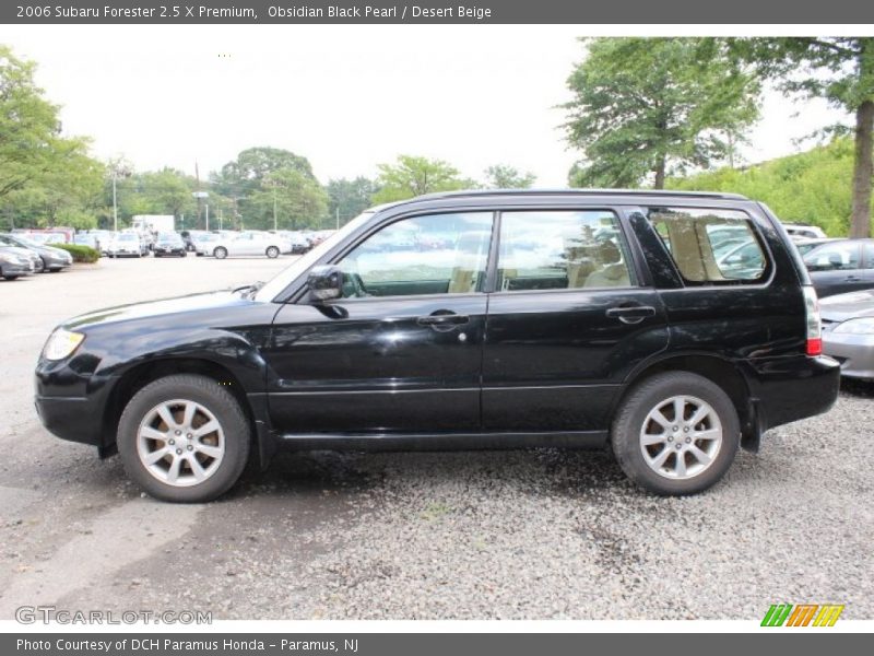 Obsidian Black Pearl / Desert Beige 2006 Subaru Forester 2.5 X Premium