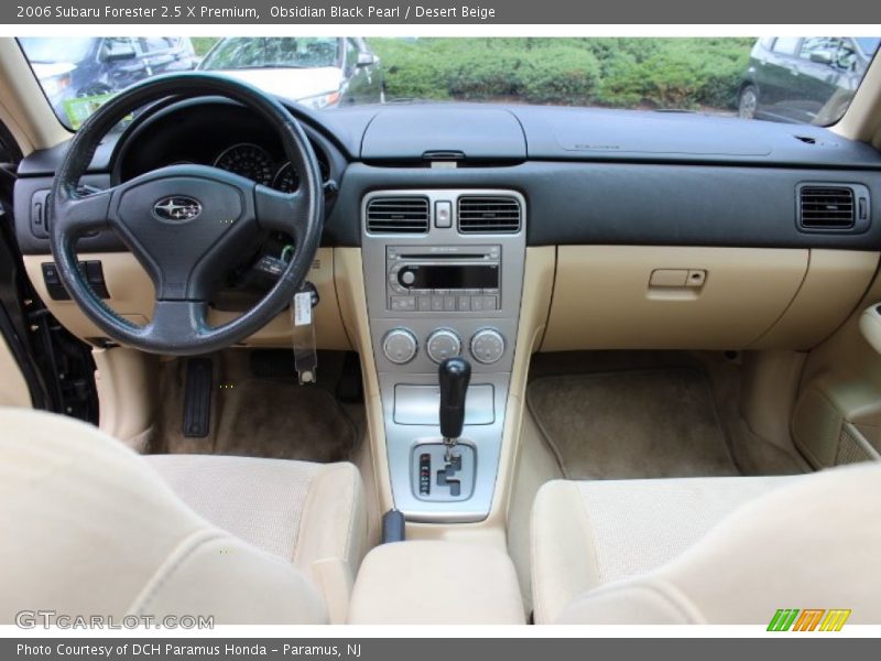Obsidian Black Pearl / Desert Beige 2006 Subaru Forester 2.5 X Premium