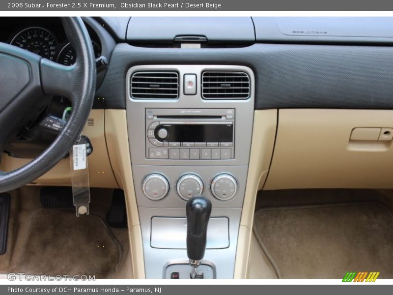 Obsidian Black Pearl / Desert Beige 2006 Subaru Forester 2.5 X Premium