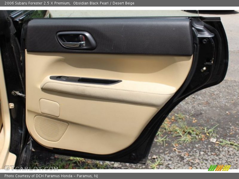 Obsidian Black Pearl / Desert Beige 2006 Subaru Forester 2.5 X Premium