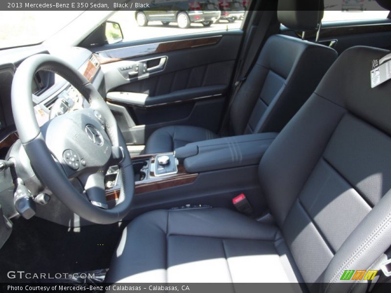 Black / Black 2013 Mercedes-Benz E 350 Sedan