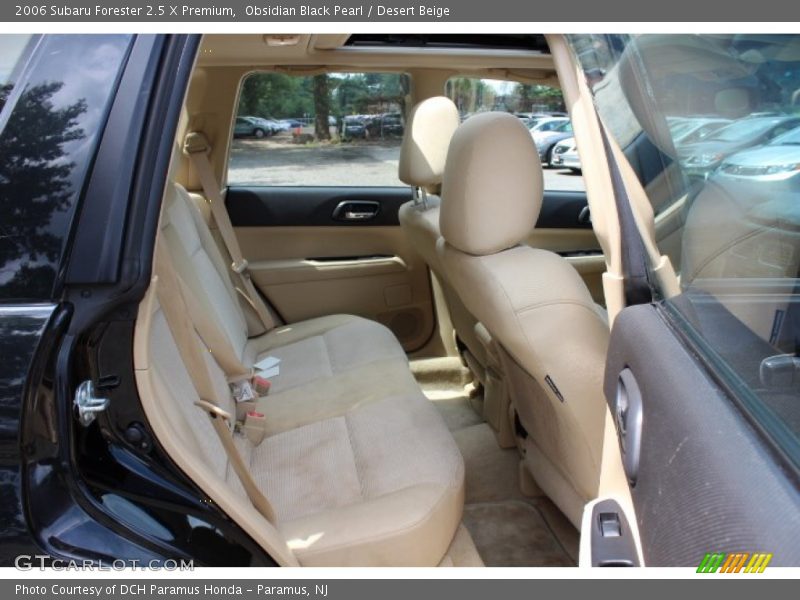 Obsidian Black Pearl / Desert Beige 2006 Subaru Forester 2.5 X Premium