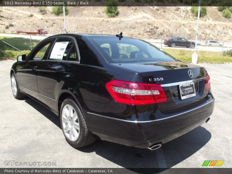 Black / Black 2013 Mercedes-Benz E 350 Sedan