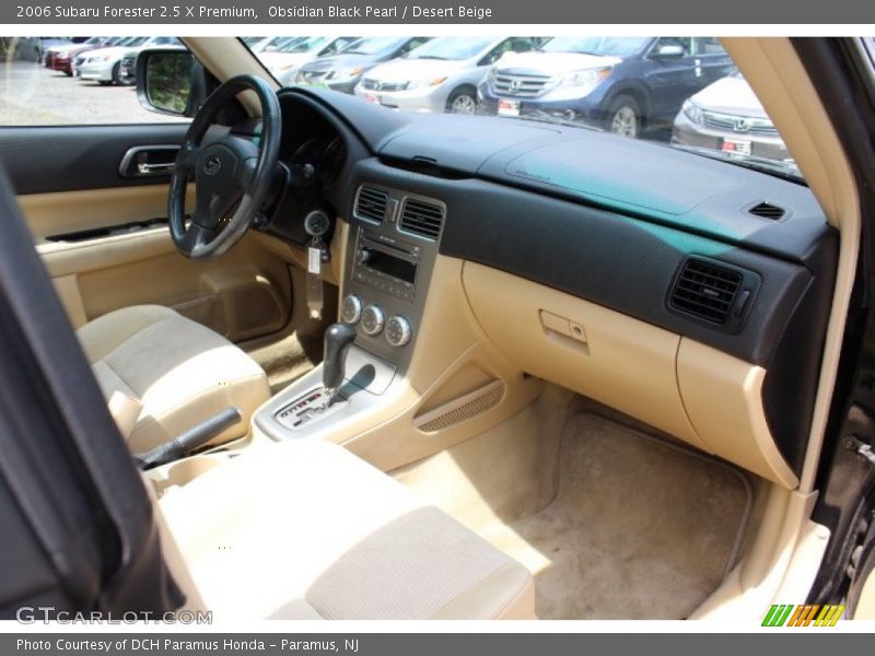 Obsidian Black Pearl / Desert Beige 2006 Subaru Forester 2.5 X Premium