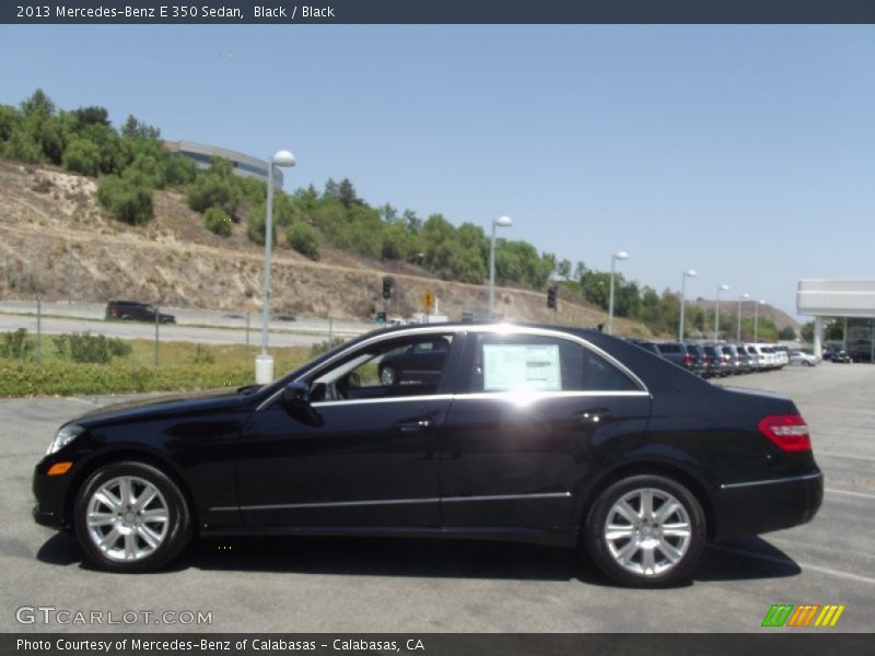 Black / Black 2013 Mercedes-Benz E 350 Sedan