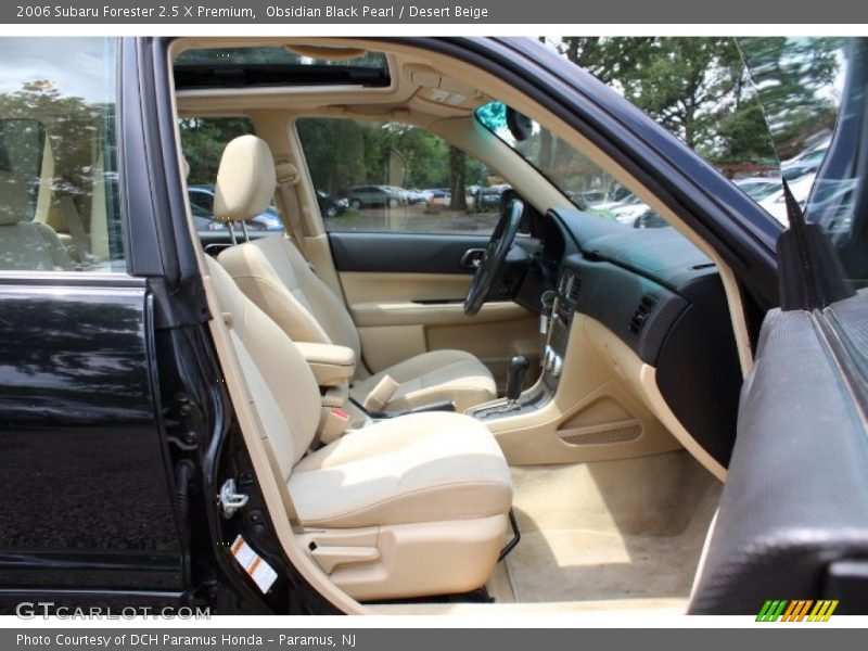 Obsidian Black Pearl / Desert Beige 2006 Subaru Forester 2.5 X Premium