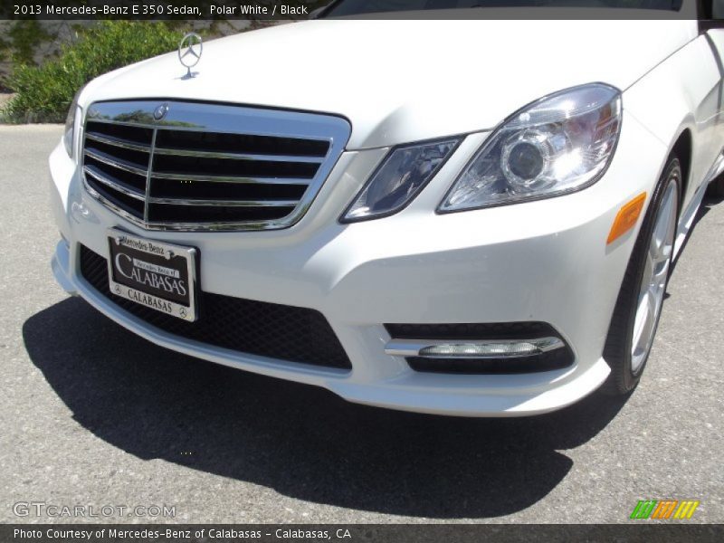 Polar White / Black 2013 Mercedes-Benz E 350 Sedan
