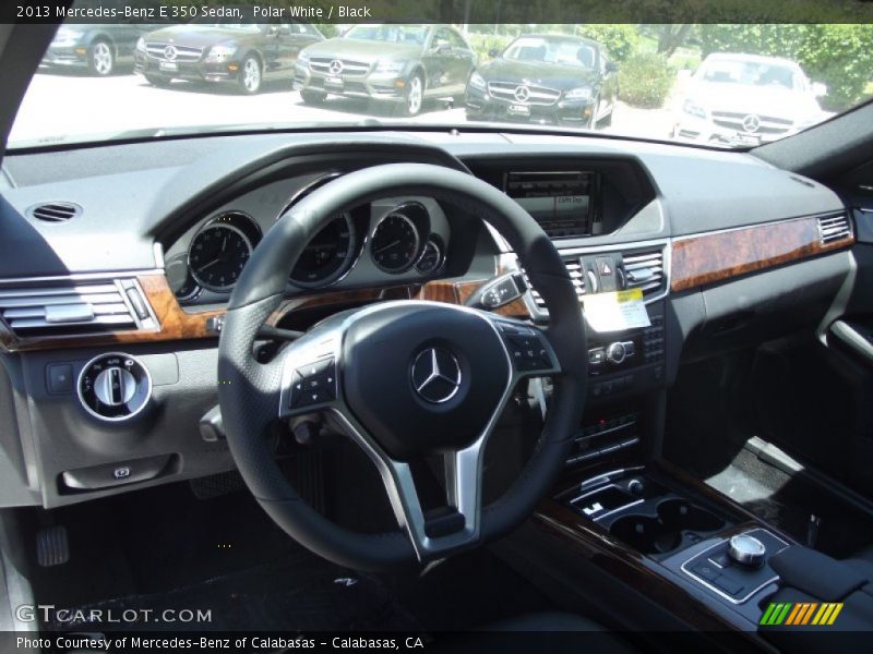 Polar White / Black 2013 Mercedes-Benz E 350 Sedan