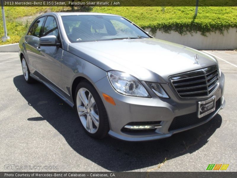 Palladium Silver Metallic / Ash 2013 Mercedes-Benz E 350 Sedan