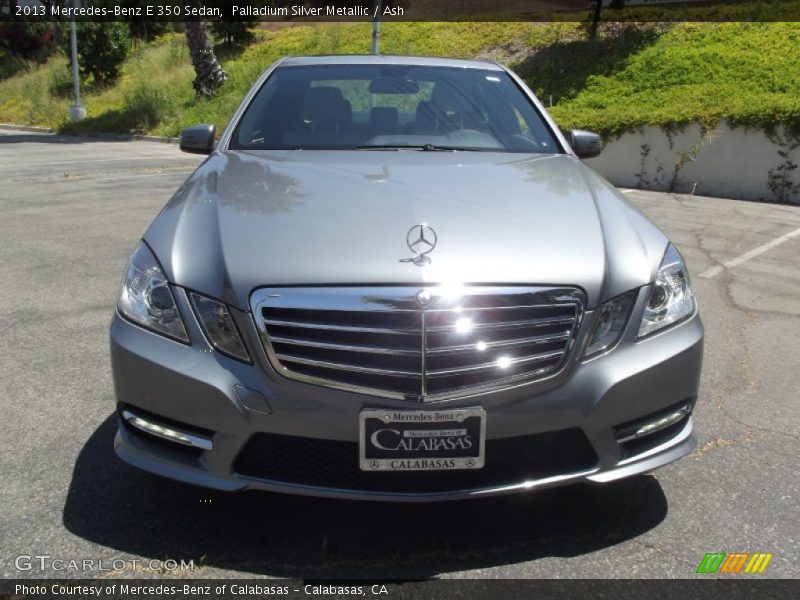 Palladium Silver Metallic / Ash 2013 Mercedes-Benz E 350 Sedan