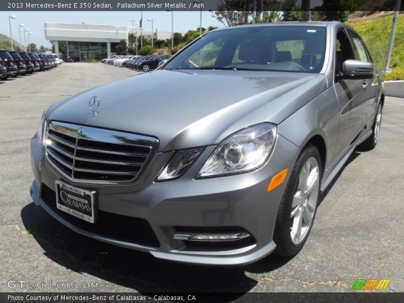 Palladium Silver Metallic / Ash 2013 Mercedes-Benz E 350 Sedan