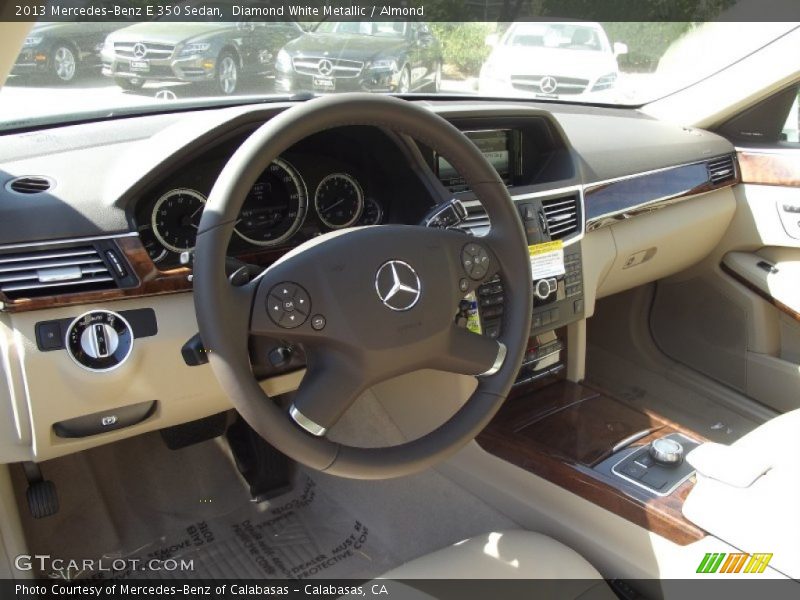 Diamond White Metallic / Almond 2013 Mercedes-Benz E 350 Sedan