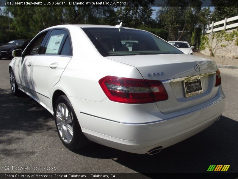Diamond White Metallic / Almond 2013 Mercedes-Benz E 350 Sedan