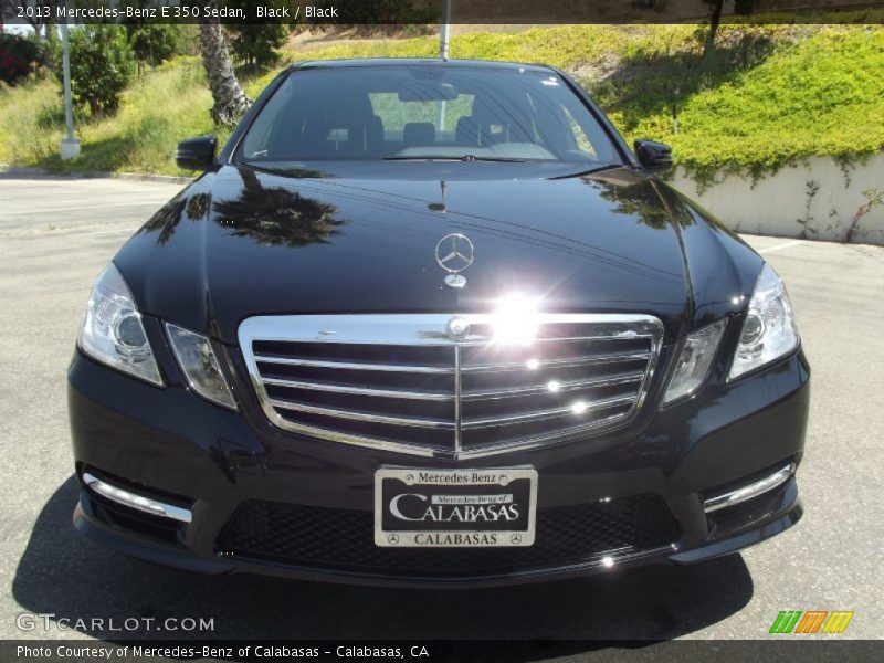 Black / Black 2013 Mercedes-Benz E 350 Sedan