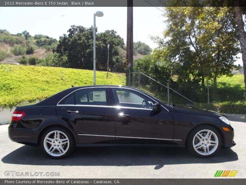 Black / Black 2013 Mercedes-Benz E 350 Sedan