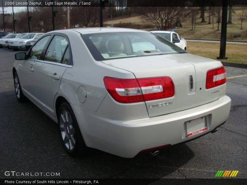 Light Sage Metallic / Sand 2006 Lincoln Zephyr