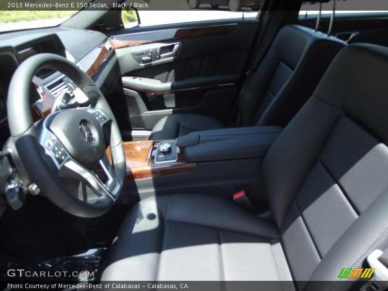 Black / Black 2013 Mercedes-Benz E 350 Sedan