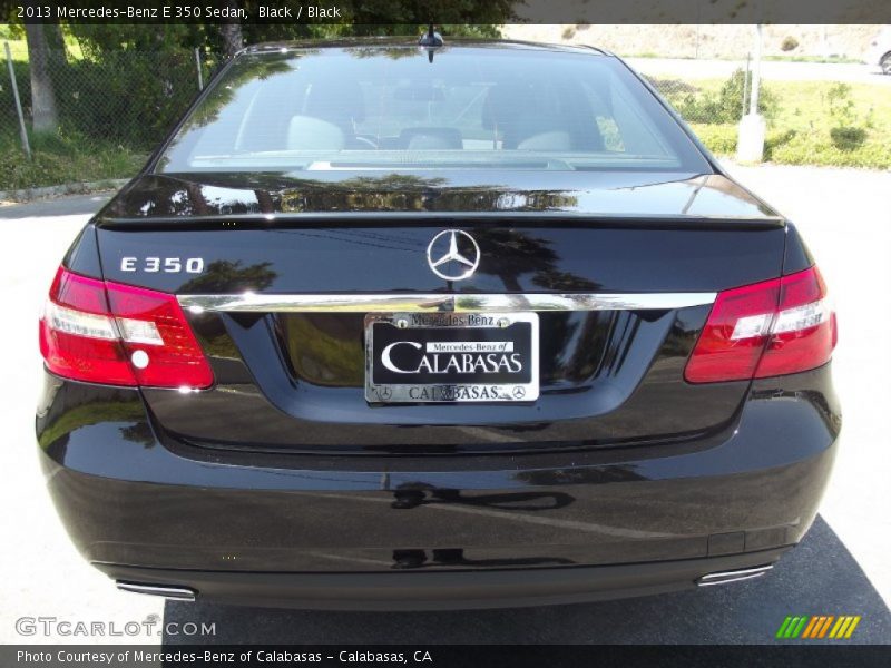 Black / Black 2013 Mercedes-Benz E 350 Sedan