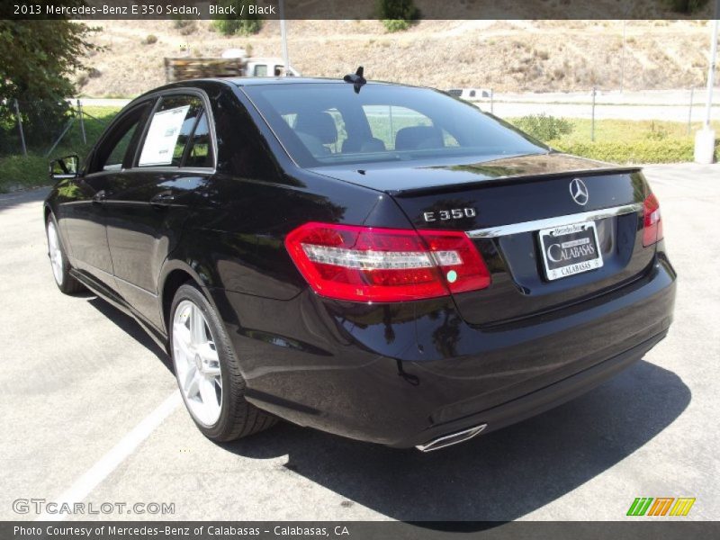 Black / Black 2013 Mercedes-Benz E 350 Sedan