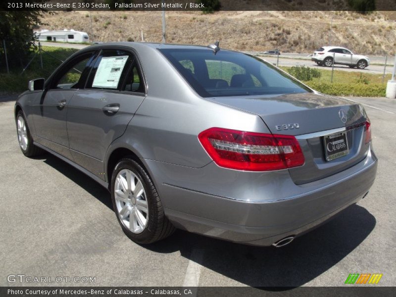 Palladium Silver Metallic / Black 2013 Mercedes-Benz E 350 Sedan