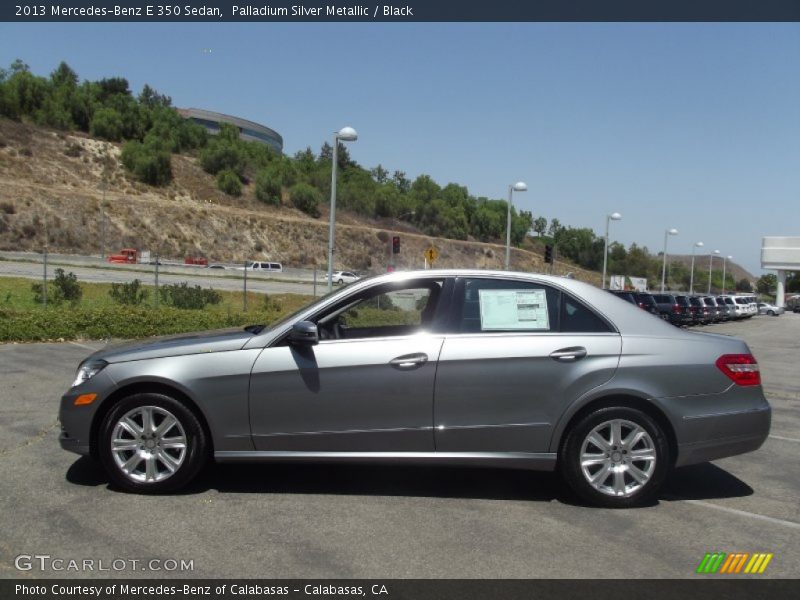 Palladium Silver Metallic / Black 2013 Mercedes-Benz E 350 Sedan