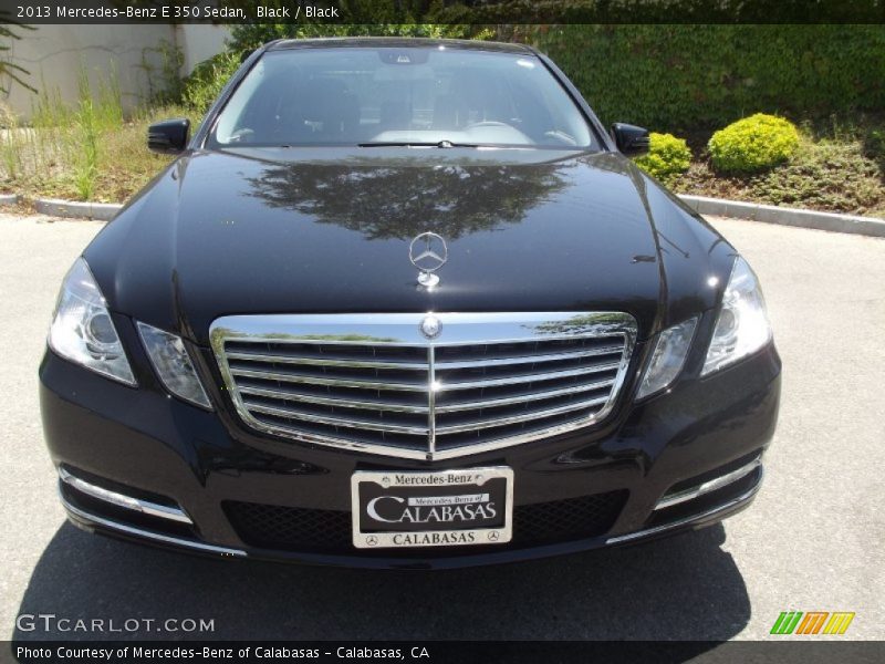 Black / Black 2013 Mercedes-Benz E 350 Sedan