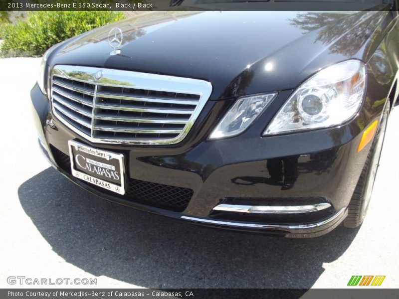 Black / Black 2013 Mercedes-Benz E 350 Sedan