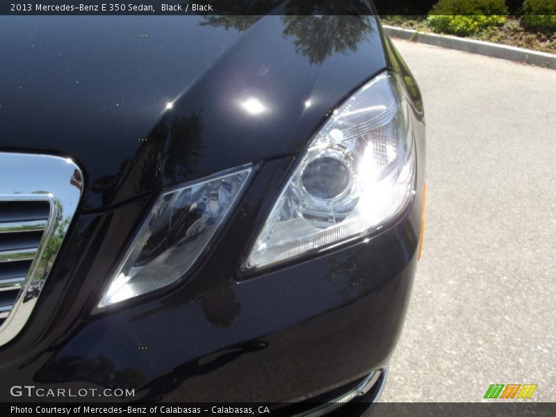 Black / Black 2013 Mercedes-Benz E 350 Sedan