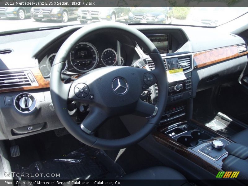 Black / Black 2013 Mercedes-Benz E 350 Sedan