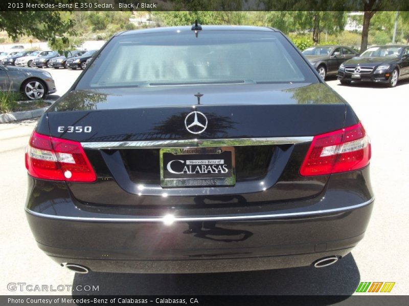 Black / Black 2013 Mercedes-Benz E 350 Sedan